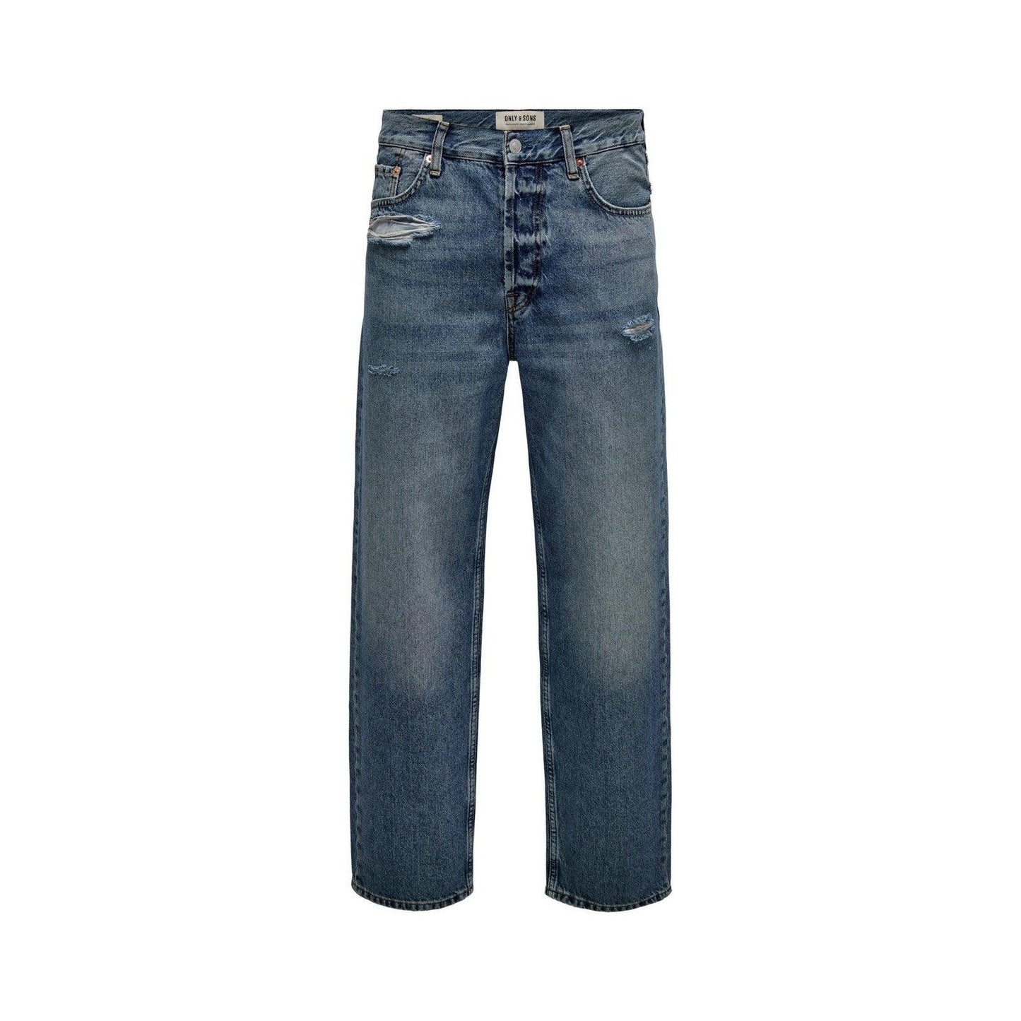 Jeans Uomo Only & Sons - Onsfive Loose Mid-Dar. Blue 4859 Jeans - Blu