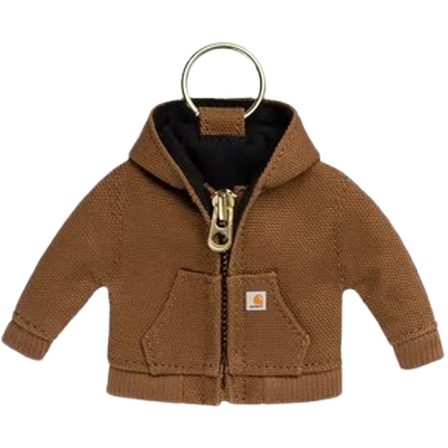 Uomo Unisex Carhartt Wip - Mini Active Jacket Keychain - Marrone