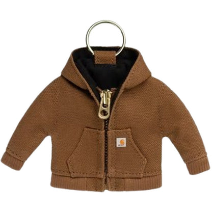 Uomo Unisex Carhartt Wip - Mini Active Jacket Keychain - Marrone