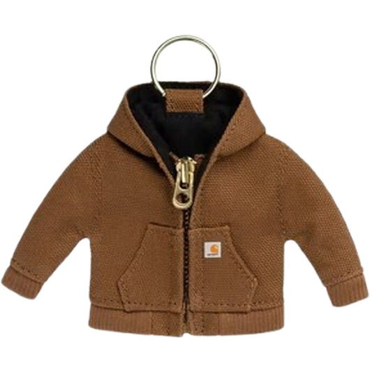 Uomo Unisex Carhartt Wip - Mini Active Jacket Keychain - Marrone