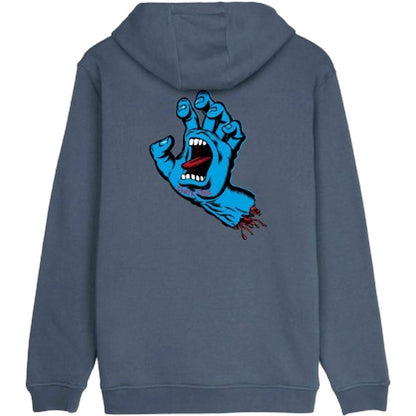 Felpe con cappuccio Ragazzo Santa Cruz - Screaming Hand Chest Hood - Grigio
