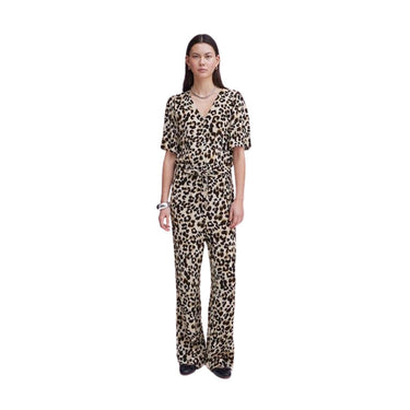 Pantalon Femme Ichi - Ihmarrakech Aop Js4 - Beige