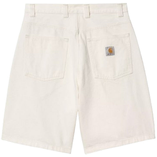 Bermuda Unisex Carhartt Wip - Brandon Short - Bianco