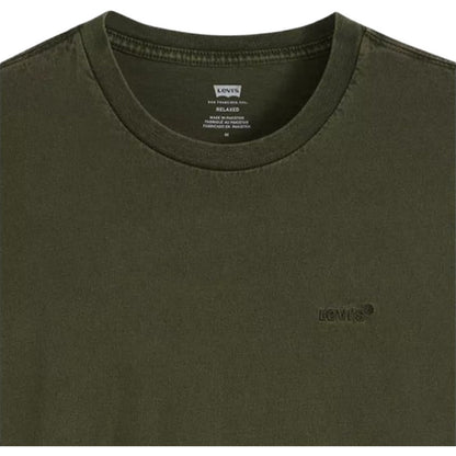 Maglie a manica lunga Uomo Levi's - Ls Authentic Tee - Verde