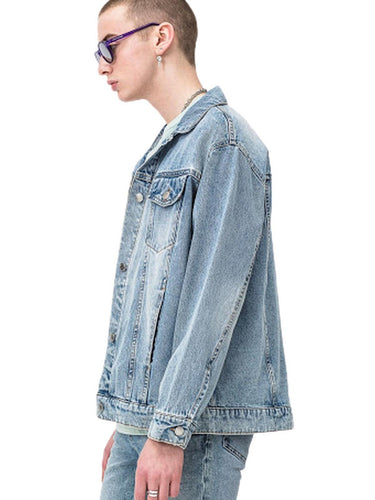 Cheap Monday Unisex-Jacken – Upsize-Jacke Thrash Metal – Blau