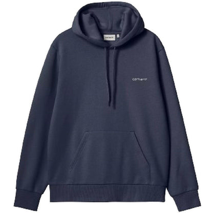 Felpe senza cappuccio Uomo Carhartt Wip - Hooded Script Embroidery Sweat - Blu