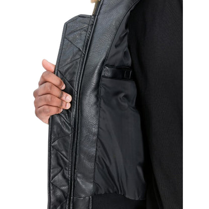 Giubbotti Uomo Alpha Industries - G-1 Devils Brigade Faux Leather Bomber Jacket - Nero