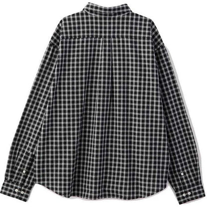 Camicie casual Uomo XLarge - Patch Logo Plaid L/S Shirt - Nero