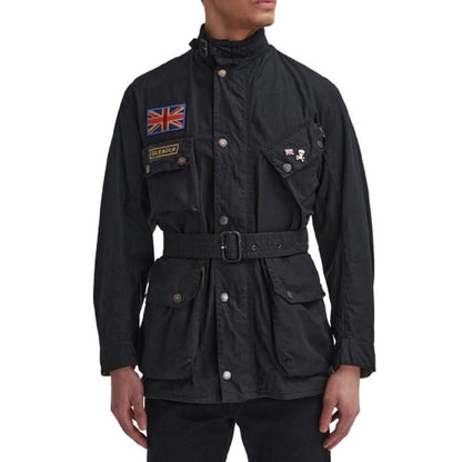 Giacche Uomo Barbour International - Smq 60Th Anniversary Wax - Nero