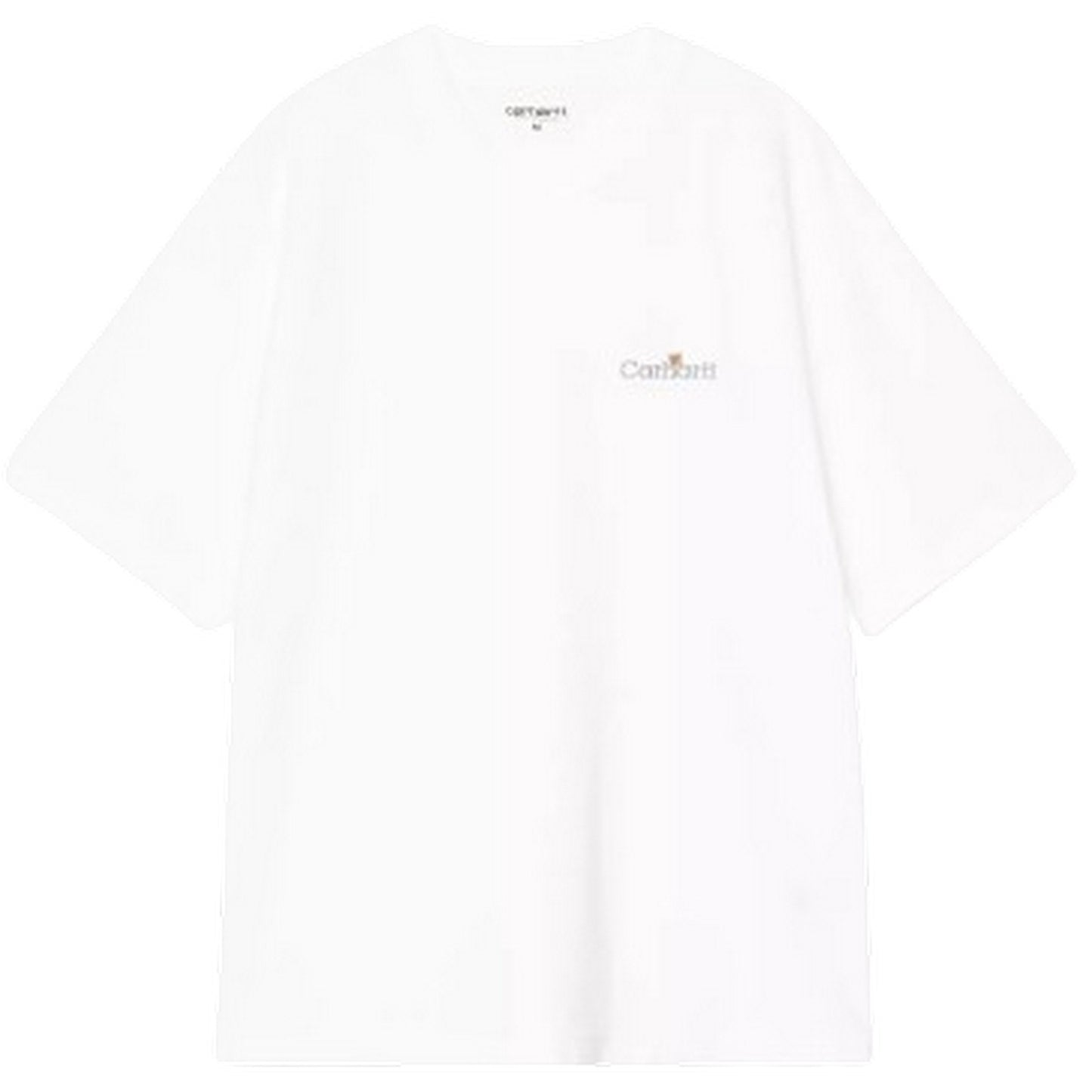 T-shirt Uomo Carhartt Wip - S/S WIP Label T-Shirt - Bianco