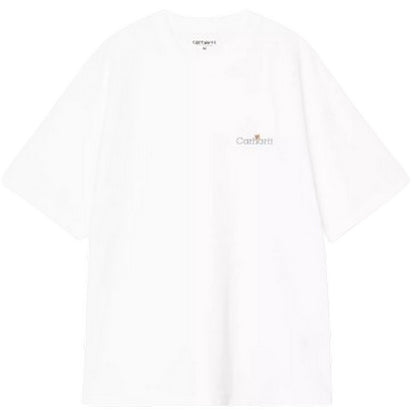 T-shirt Uomo Carhartt Wip - S/S WIP Label T-Shirt - Bianco