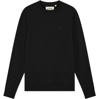 Maglie a manica lunga Uomo Lyle & Scott - Superfine Crew Neck Sweatshirt - Nero