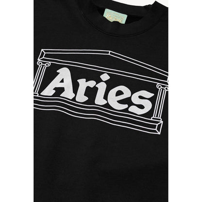 Felpe senza cappuccio Uomo Aries - Column Sweatshirt - Nero