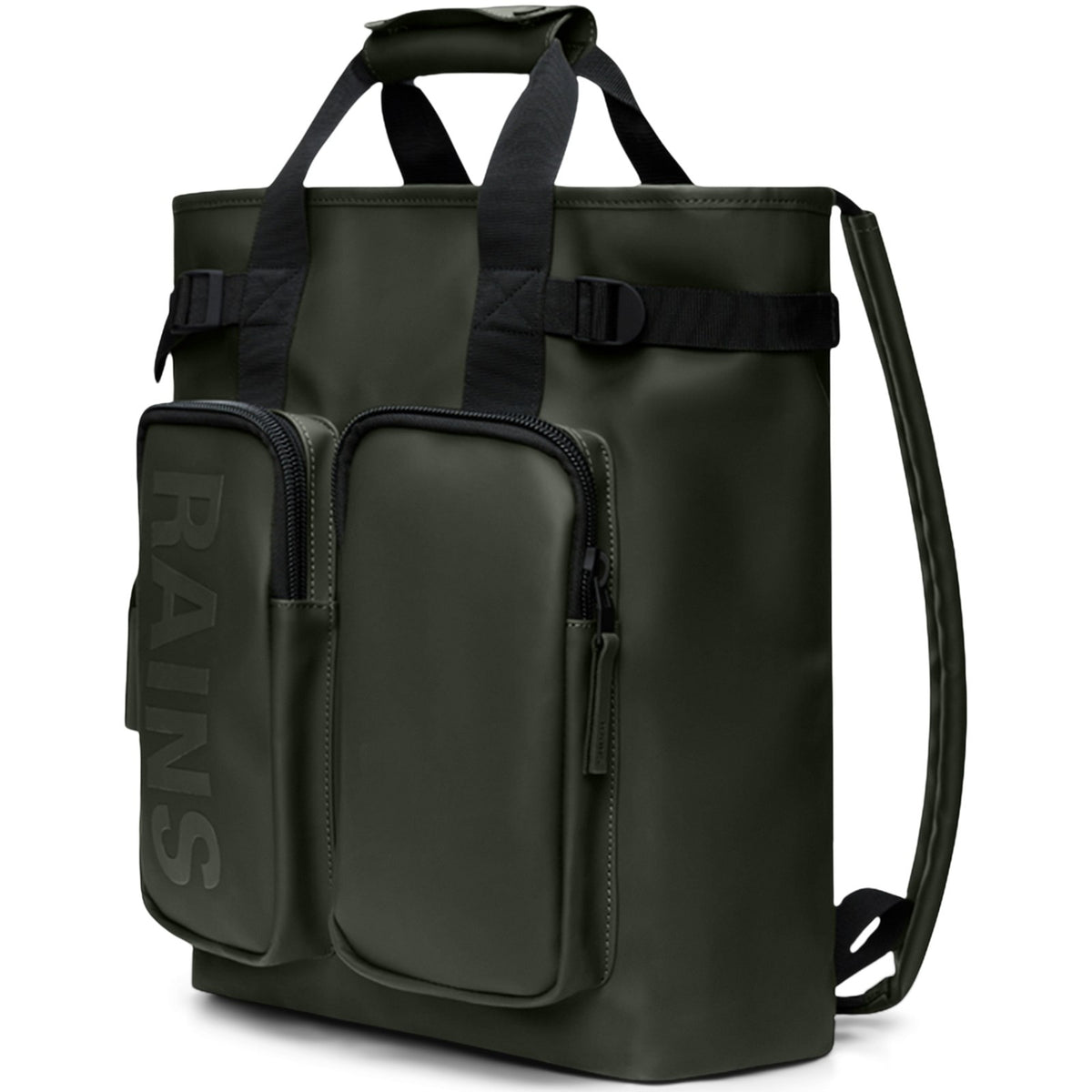 Zaini Casual Unisex Rains - Texel Tote Backpack W3 - Verde