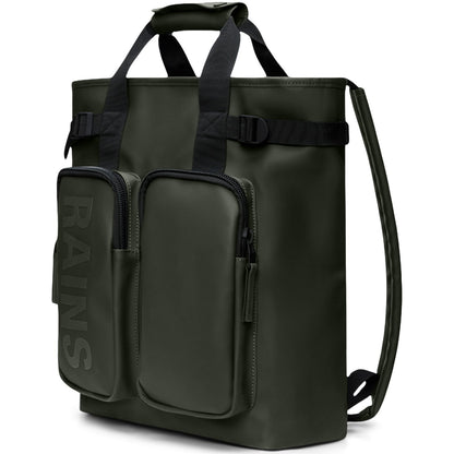 Zaini Casual Unisex Rains - Texel Tote Backpack W3 - Verde