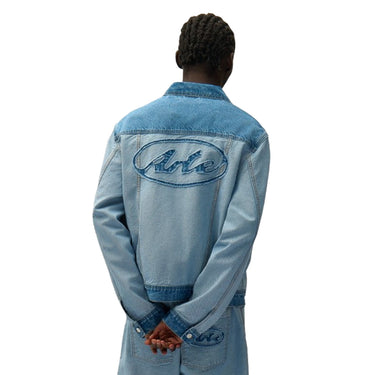 Giacche Uomo Arte Antwerp - Denim Inside/Out Jacket - Blu