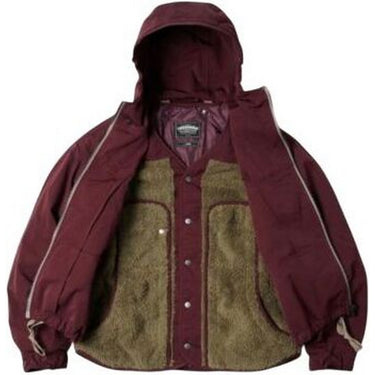 Kurtki męskie Frizmworks – Parka z kapturem Smock – Brązowa