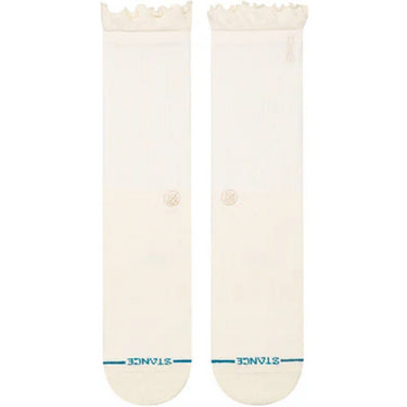 Chaussettes unisexe Stance - Ruffle Crew - Blanc
