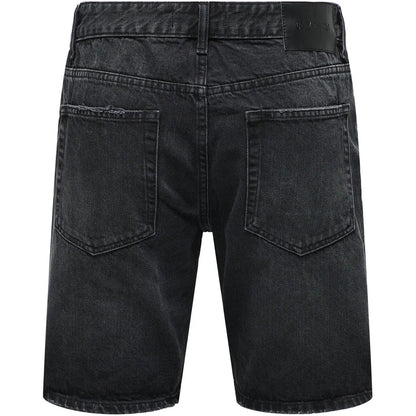 Pantaloncini Uomo Only & Sons - Onsedge Black 2047 Tai Dnm Shorts Noos - Nero
