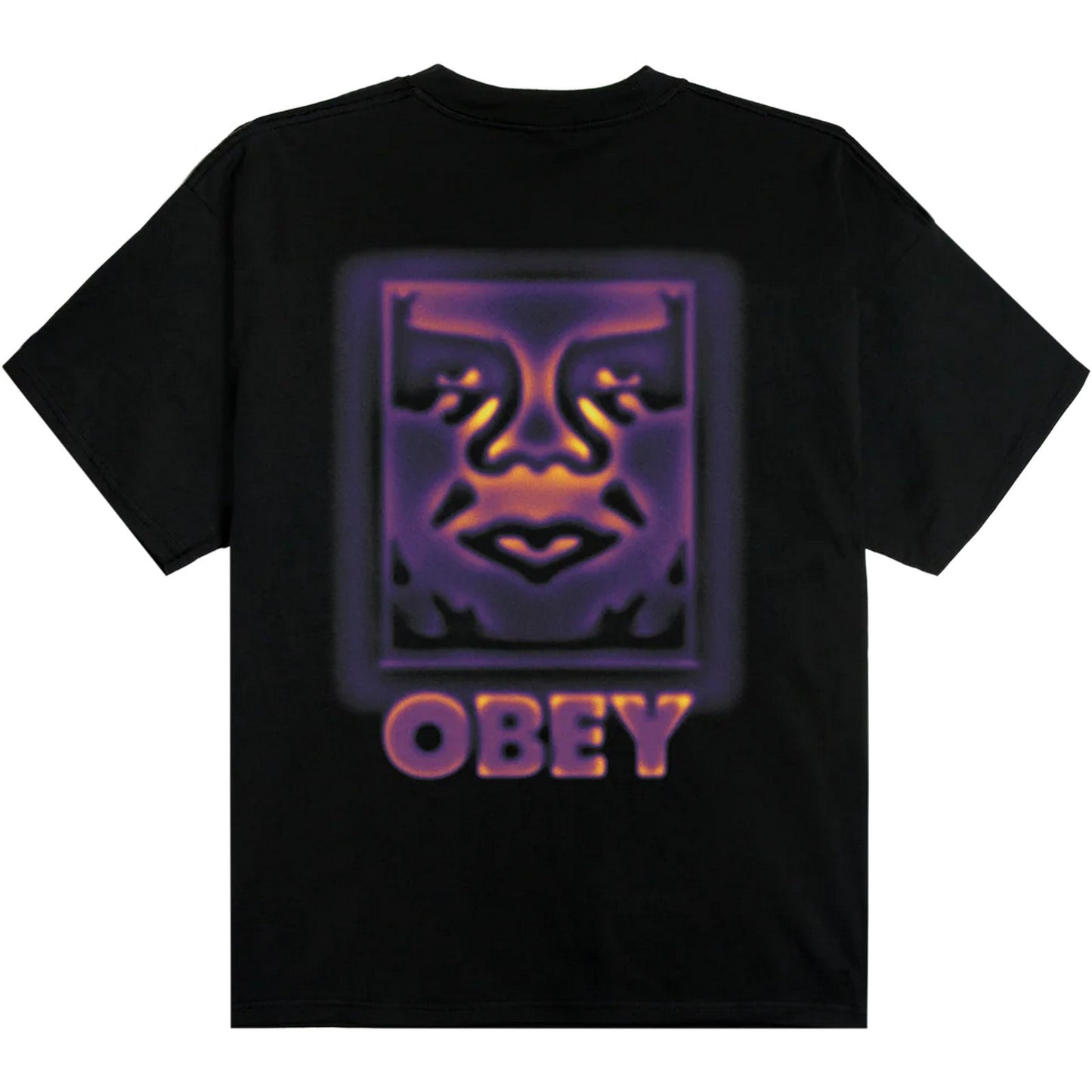 T-shirt Uomo Obey - Obey Heat Map Icon Tee - Nero