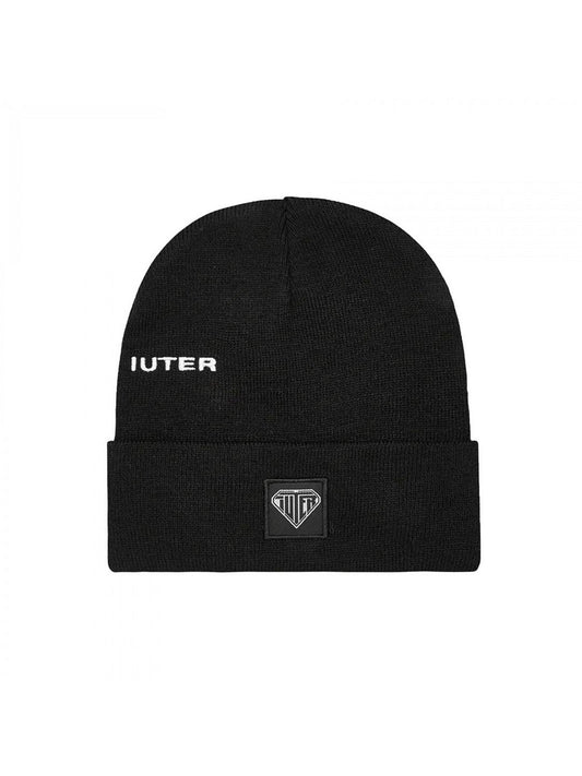 Berretti in maglia Uomo Iuter - Logo Fold Beanie - Nero