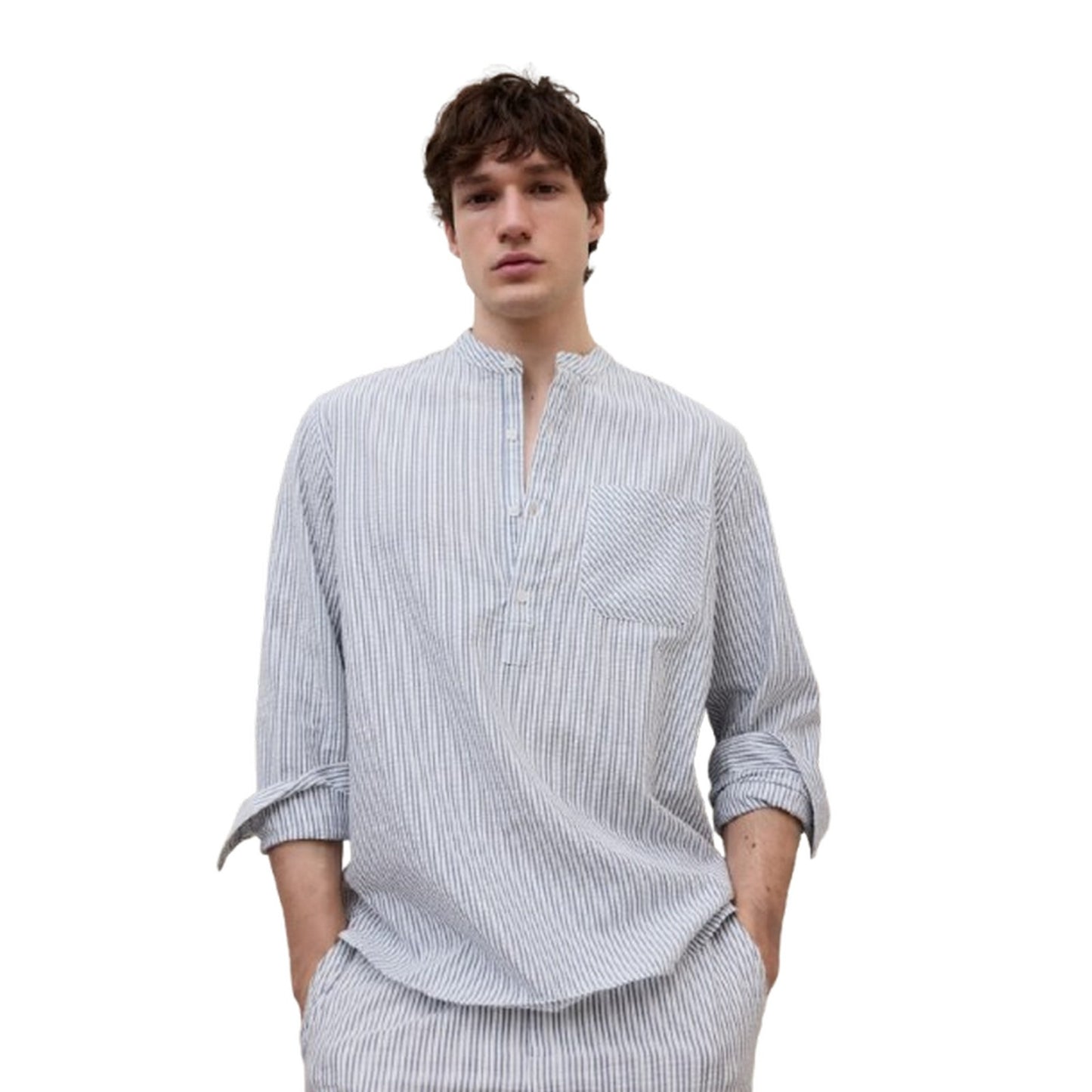 Camicie casual Uomo Ecoalf - Guille Shirt Man - Bianco