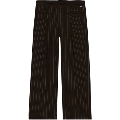 Pantaloni Uomo Obey - Dean Stripe Pleated Pant - Nero