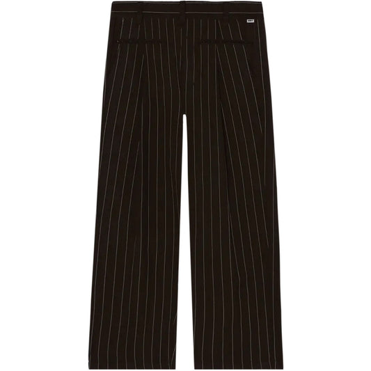 Pantaloni Uomo Obey - Dean Stripe Pleated Pant - Nero