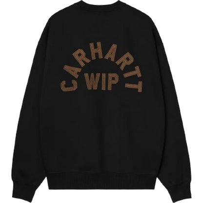 Felpe senza cappuccio Uomo Carhartt Wip - Arch Script Sweat - Nero