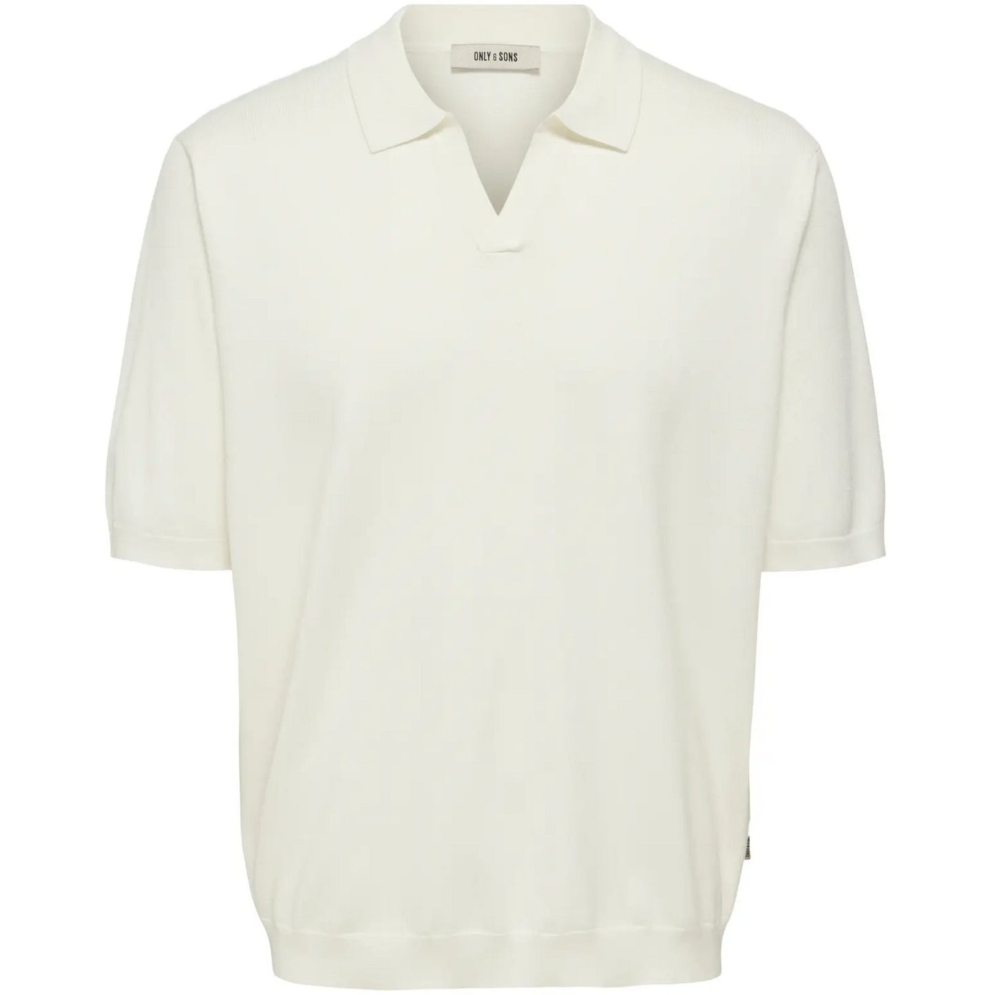 Maglie a manica lunga Uomo Only & Sons - Onswyler Life Rlx 12 Ss Split Knit Noos - Bianco