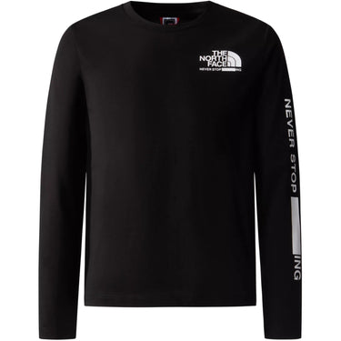 Maglie a manica lunga Unisex The North Face - Teen Graphic L/S Tee 2 - Nero