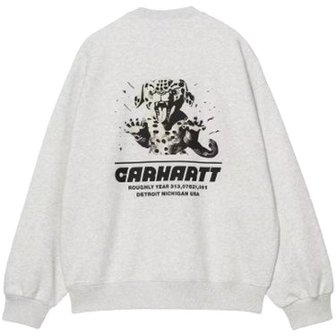 Carhartt Wip Herren-Langarmshirts – Wiptopia Sweat – Grau