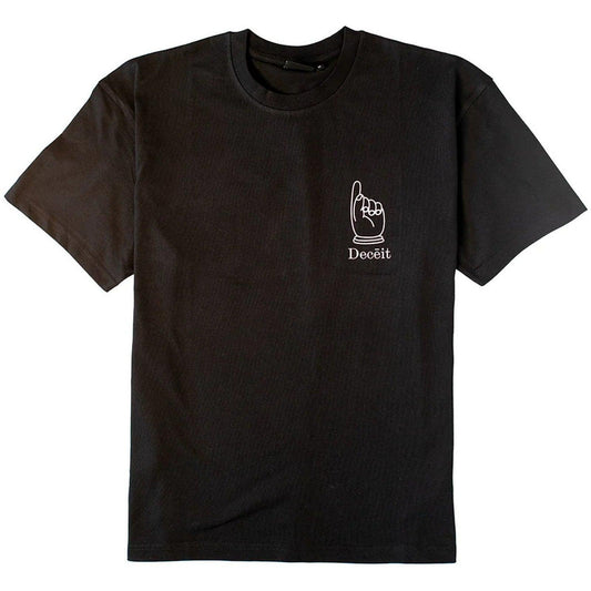 T-shirt Uomo Deceit - Deceit Finger Tee - Nero