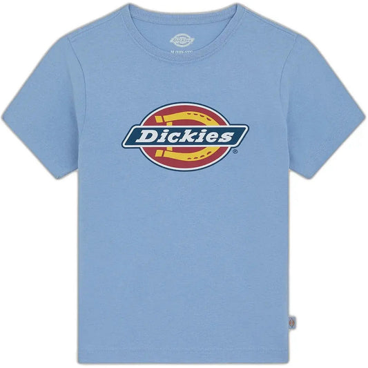 T-shirt Bambini Unisex Dickies - Icon Logo Tee Kids - Celeste
