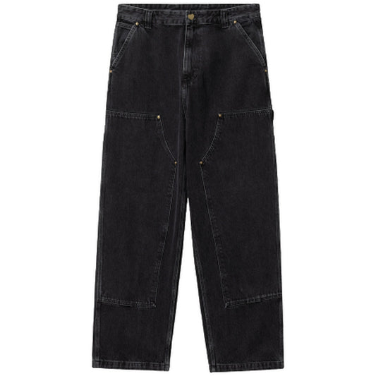 Pantaloni Uomo Carhartt Wip - Nash Dk Pant Cotton Smith Denim - Nero