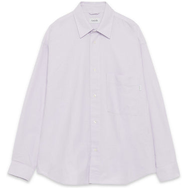 Camicie casual Unisex Amish - Dropped Shirt Amish Unisex Oxford Washed - Viola