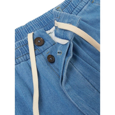 Pantaloni Uomo Universal Works - Pleated Track Pant - Blu