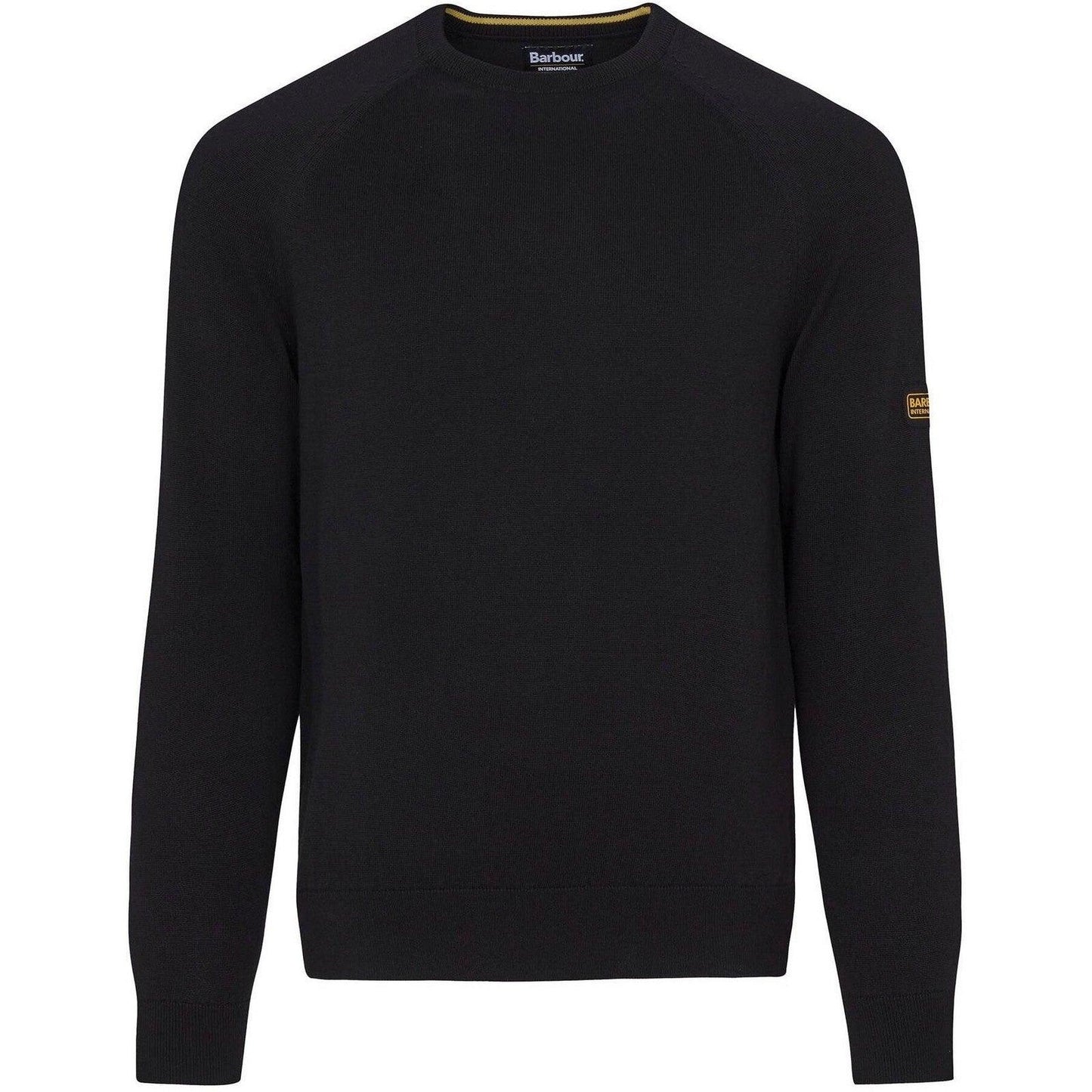 Maglie Uomo Barbour International - Cotton Crew Knit - Nero