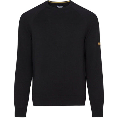 Maglie Uomo Barbour International - Cotton Crew Knit - Nero