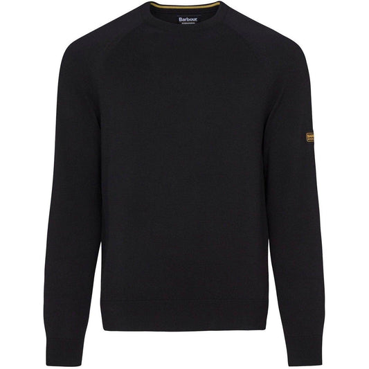 Maglie Uomo Barbour International - Cotton Crew Knit - Nero