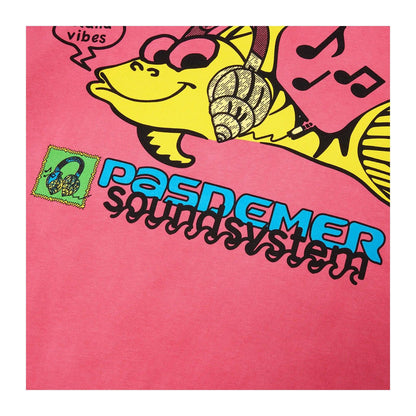 T-shirt Uomo Pas De Mer - Soundsystem T-Shirt - Fucsia