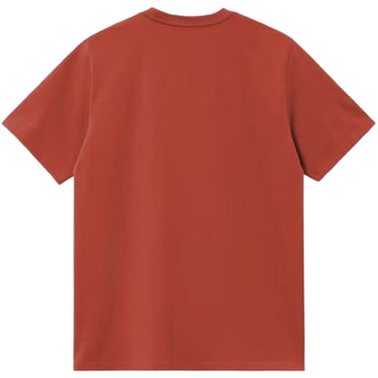 T-shirt Uomo Carhartt Wip - S/S American Script - Rosso