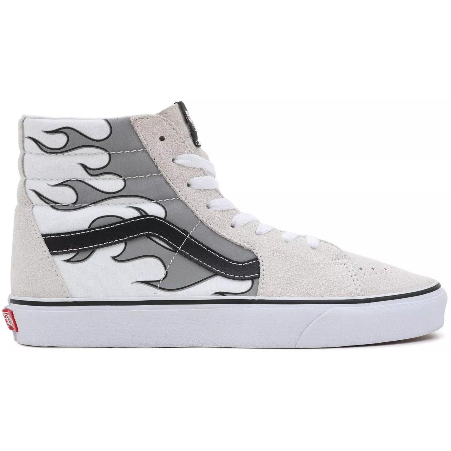 Sneaker Uomo Vans - Ua Sk8-Hi Reflective Flame True White - Bianco