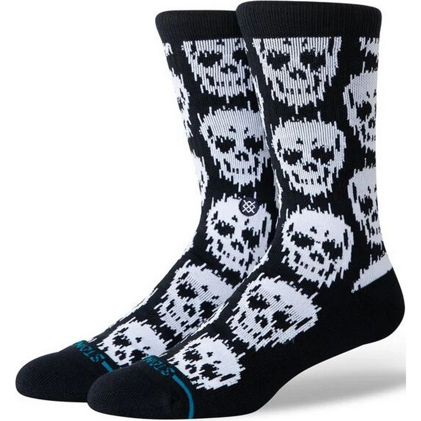Calze Unisex Stance - Static Skull Crew - Nero