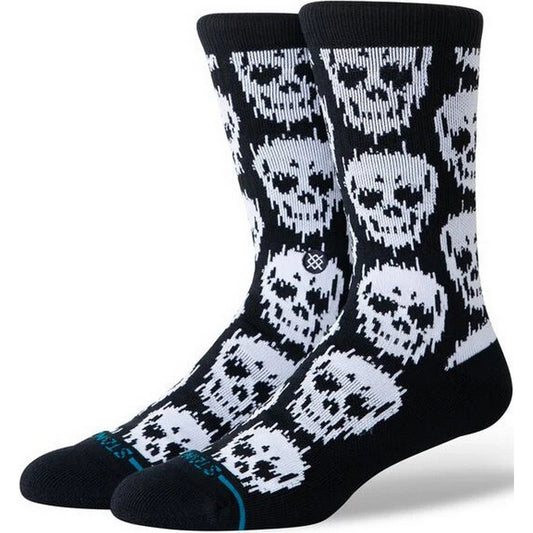 Calze Unisex Stance - Static Skull Crew - Nero