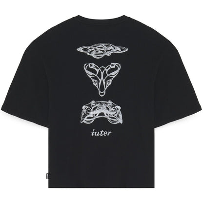 T-shirt Uomo Iuter - Bijoux Waffle Tee - Nero