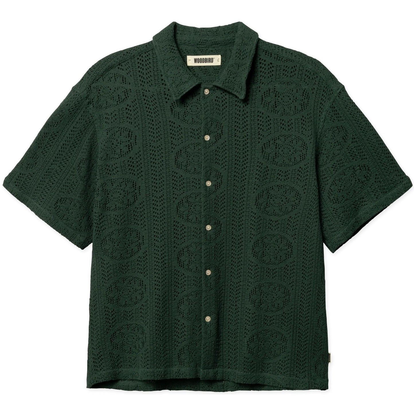 Camicie casual Uomo Woodbird - Wbwang Knit Shirt - Verde