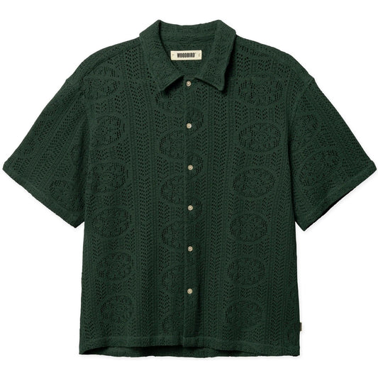 Camicie casual Uomo Woodbird - Wbwang Knit Shirt - Verde