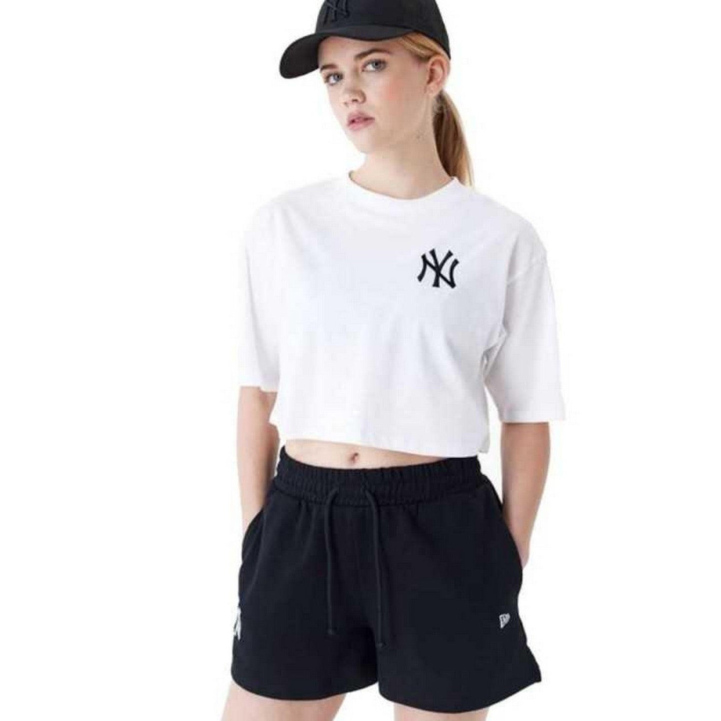 T-shirt Uomo New Era - Mlb Le Crop Tee - Bianco