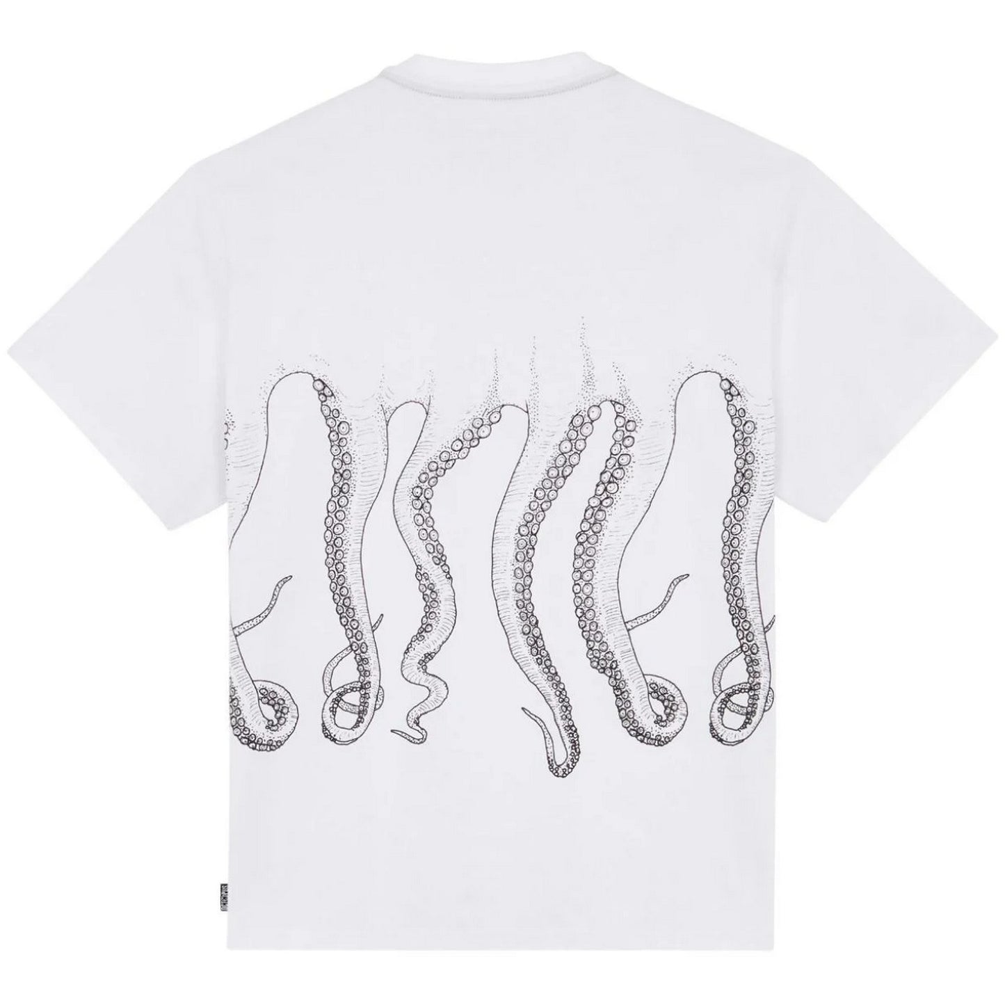 T-shirt Uomo Octopus - Octopus Outline Tee - Bianco